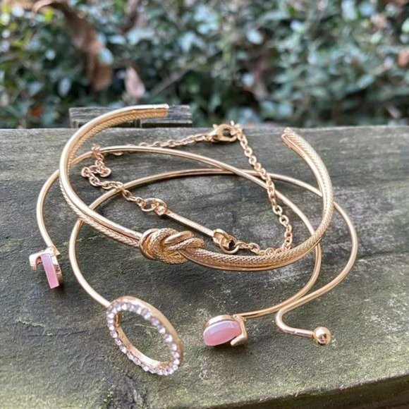 RELISTED 4 Piece Bangle Bracelet Set - Picture 3 of 5